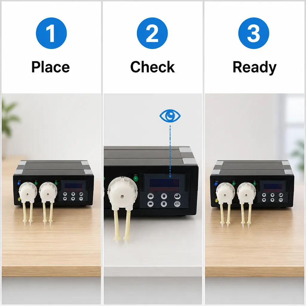 Aquarium Dosing Pump setup and use views
